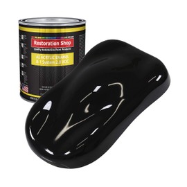 Restoration Shop - Chasiss Black (Gloss) Acrylic Enamel Auto Paint - Gallon Paint Color Only - Professional Single Stage High Gloss Automotive, Car, Truck, Equipment Coating, 2.8 VOC