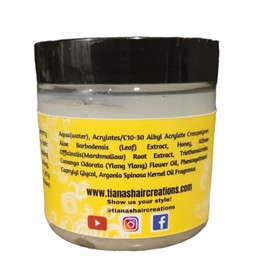 Passion Curls Jelly Pudding, Natural Styling Gel, Edge Control, Define Curls for All Hair Types 4 OZ