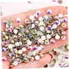 jojofuny 2880pcs Nail Art Rhinestones Flatback Glass Charms for DIY