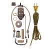 B&P Lamp® Antique Brass Plated Finish Table Lamp Wiring Kit