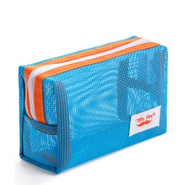 Mr. Pen- Mesh Pencil Case, Blue, Mesh Zipper Pouch Bags, Mesh Bags with Zipper Pouches for Organization, Small Makeup Bag, Small Pencil Pouch Small, Small Cosmetic Bag, Purse Pouch, Cute Makeup Bag