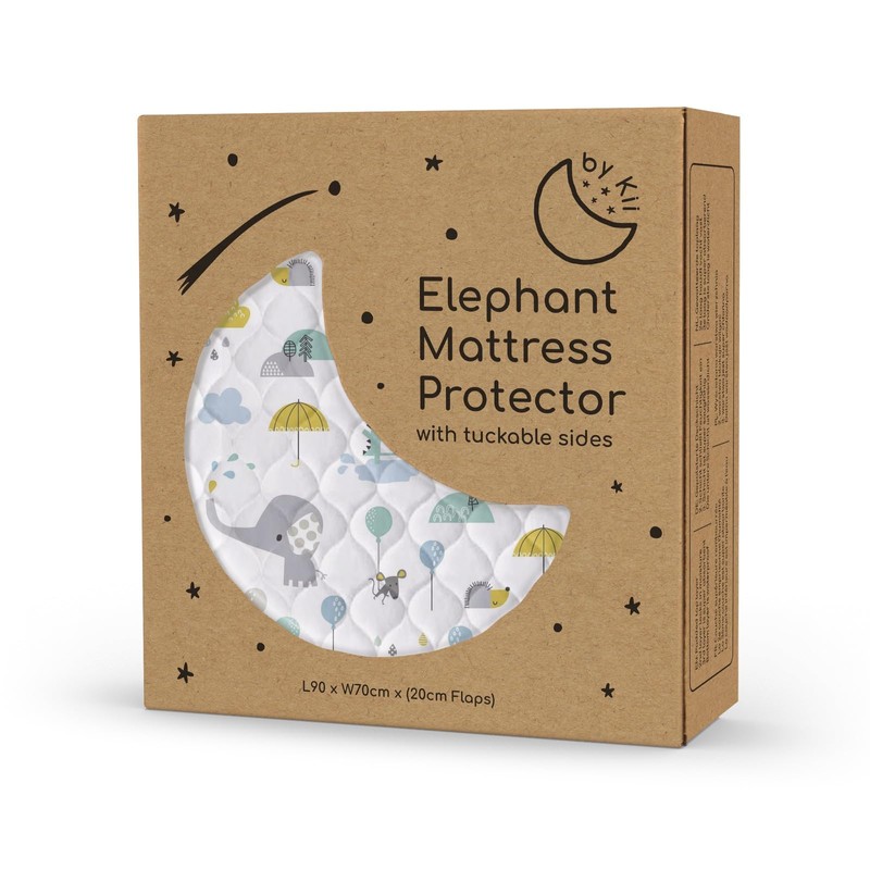 By Kii Mattress Waterproof Protector Pad With Wings, Tuck in,