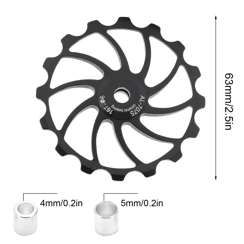 MEIJUN 16T Bicycle Rear Derailleur MTB Road Bikes Ceramic Bearing