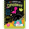 Neon Scratch Art Dinosaurs