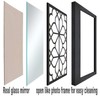 Wocred Set of 2 Rectangular Wall Mirror,Gorgeous Rustic Farmhouse Accent