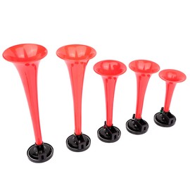 ECCPP 12V Air Horn 5 Trumpet Dixie Air Horn + Compressor Powerful Loud 125db for Train Car Truck Boat RV