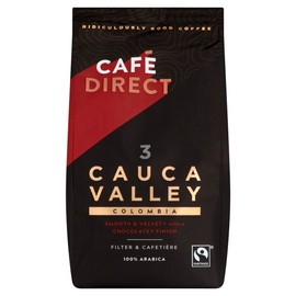 Cafédirect Cauca Valley Colombia Fairtrade Ground Arabica Coffee 227g (Pack of 3)