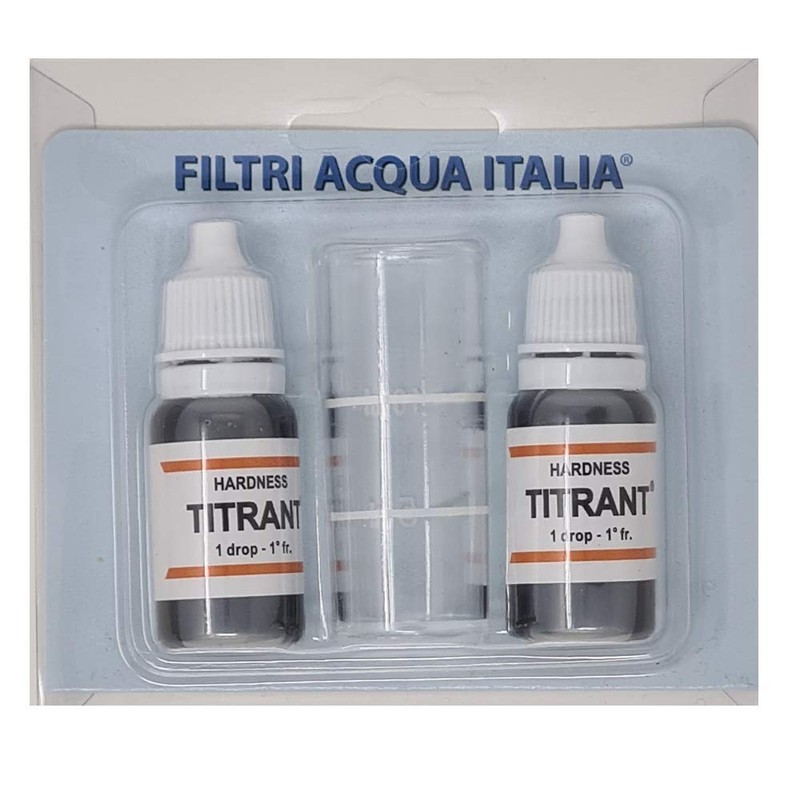 FILTRIACQUAITALIA Titrant Water Hardness Analysis Kit (French Grade) for Measuring