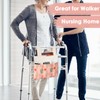 TOGETRUE Walker Bag, Handy Walker Basket with Water Cup Holder,