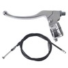 JOIQEXJ 22mm Left Brake Clutch Handle Lever 155cm Cable for