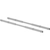 Lorell Relevance Tabletop Crossbar, 67", Silver