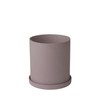 blomus - Nona Herb Pot Size L Warm Red/Brown Tone,