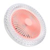 Enclosed Ceiling Fan with Light and Remote Adjustable Timing Mini