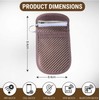Brown Premium Car Key Faraday Bag, Signal Blocking Pouch Anti-Theft