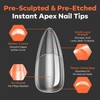 Modelones Nail Tips, 120 Pieces, Full Cover Nail Tips Set,
