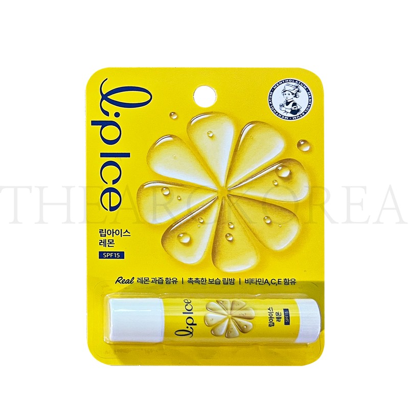 Mentholatum Lip Ice Lip Balm Lemon x 2 Mentholatum Lip
