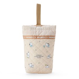 Sanrio 207926 Shoe Bag, Pochacco, Pochacco, 11.0 x 8.7 x 2.8 inches (28 x 22 x 7 cm), Quilted Bag, Character 207926