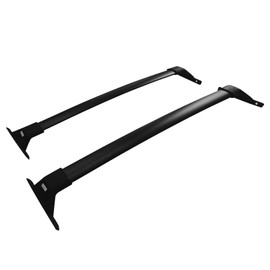 IKON MOTORSPORTS, Roof Rack Compatible with 2018-2026 Ford Expedition & 2018-2024 Lincoln Navigator, Black Top Roof Rack Cross Bar Cargo Luggage Carrier Aluminum 6PCS