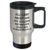 Golden Retriever Dog Lovers Valentine's Travel Mug Gifts from Friends,
