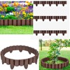Citrine Garden Half Round Arc-Shaped Arched Landscaping Fence Liner Lawn