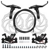 Bike Disc Brake Kit, Aluminum Front and Rear Caliper, MTB