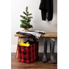 DII Buffalo Check Storage Collection Collapsible Bin with Handles, Medium