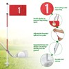 Golf Flagstick, 6 Ft Golf Hole Flags for Putting Green,