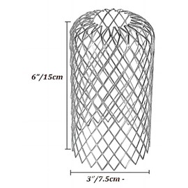 10 Pack 3.5 Inches Adjustable Gutter Guards, Expandable Filter Strainer, Aluminium Gutter Downspout Protectors