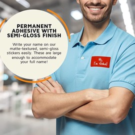 Labels 102mm x 41mm Rectangle Stickers - Size 4" x 1.6" Square Stickers Value Pack by Royal Green (Light Blue, 150)