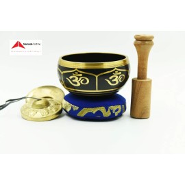 4"Tibetan Meditation Om Mntra Symbols~Singin