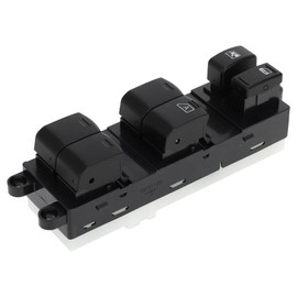 A ABSOPRO Power Window Switch Front Right Driver Side Window Control Switch for Nissan Frontier Xterra Navara Black