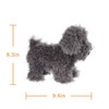 Apricot Lamb Toys Plush Dark Grey Poodle Dog Stuffed Animal