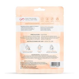 Skin Sense - Mascarilla Facial de Tela Biodegradable Coreana (1 Piezas) | Hecho en Corea | Ecológicas y Naturales - Innovadora Tecnología de Corea con Vitamina C