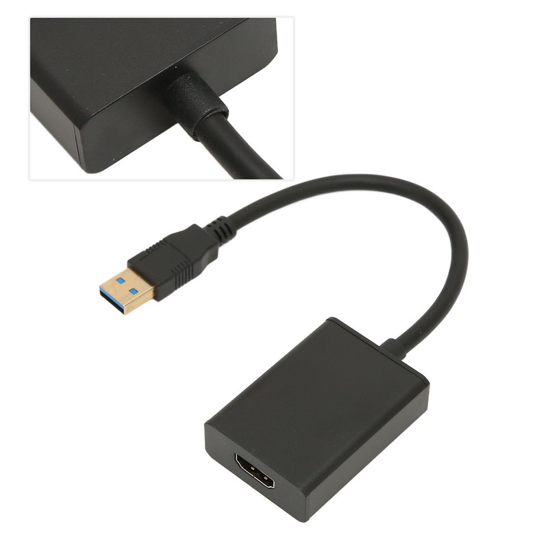 USB3.0 to HD Multimedia Interface Adapter Converter HD 1080P Plug