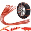 Raisman Universal Emergency Traction Snow Tire Chains Anti-Skid Nylon Cable