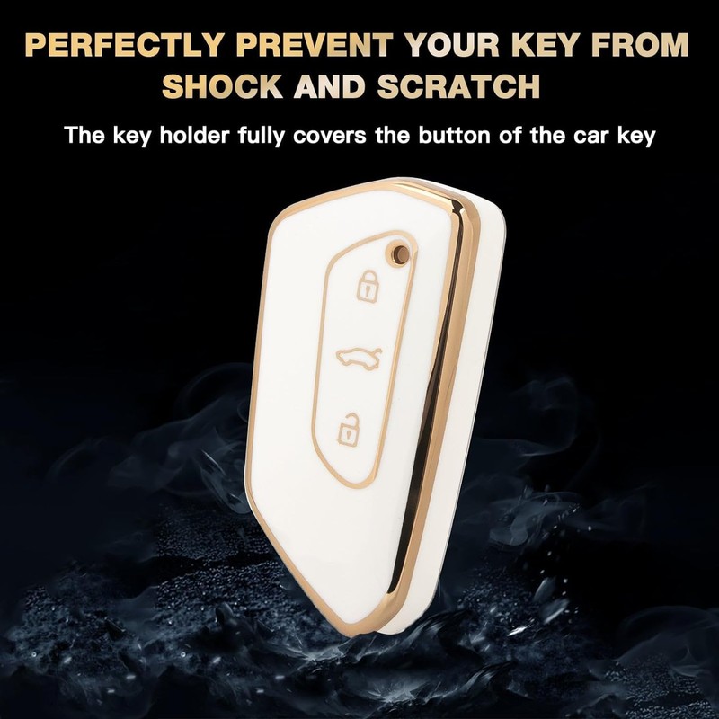 MEDZUK Key Case Compatible with VW Tiguan 3 CT1 2024-2025