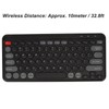 Compact Round Keycaps Mini Keyboard Wireless Bluetooth 2.4G Dual Mode