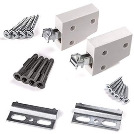 So-Tech® Cabinet Suspension Complete Set, White, white