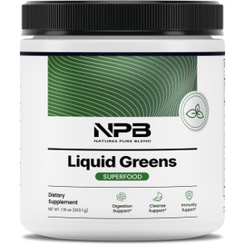 Nature's Pure Blend Super Greens Powder – Organic Greens Superfood Powder Supplements for Green Juice & Smoothie – Probiotic - Drink Mix for Energy Wellness and Digestion (Matcha Flavor, 30 Servings)