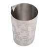Cocktail Mixing Glass 304 Stainless Steel Heat Preservation Engraved Bartending