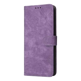SEAHAI Leather Flip Case for TCL 50 Pro NXTPAPER 5G, Premium PU Wallet Book Folio Ultra-thin Shockproof Cover Kickstand with Credit Card Slots/RFID Protection/Magnetic Close - Purple
