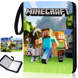 Anime Scrapbook for Cards 400 Cards Capacity Trading Cards Album Portfolio Folder Book Portable Waterproof Card Holder Card Collection Collector's Book A