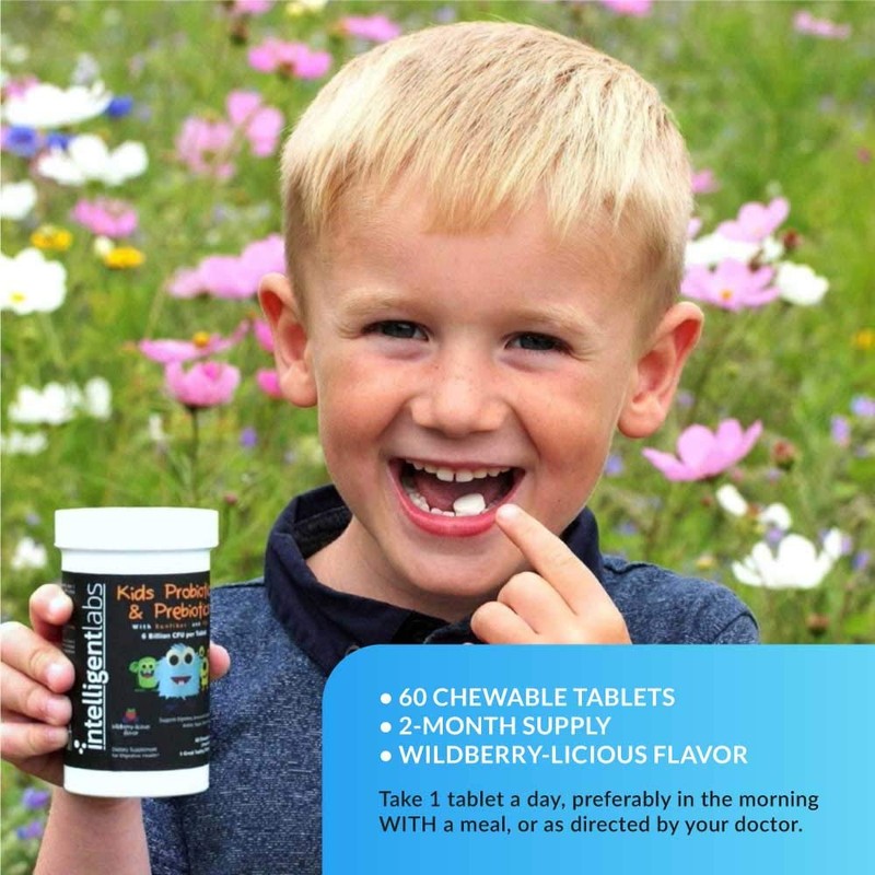 Intelligent Labs 6 Billion CFU Kids Live Cultures and Fiber