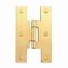 Renovators Supply Manufacturing Brass H Cabinet Hinges, 3 Inches, Modern,