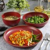 Gibson Home Rockabye 12 Piece Double Bowl Melamine Dinnerware Set
