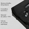 2 Piezas Bolsas de Vacío para Ropa Viaje 28L con