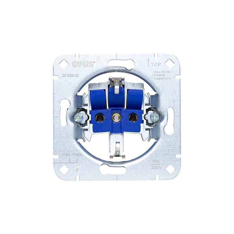 OPUS® 55 Earthing Contact Socket Premium without Touch Protection Colour