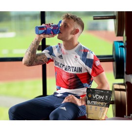 VOW Nutrition Elite Whey Protein, Whey Isolate, Whey Concentrate, 30 Servings, Premium Protein with Naturally Occurring BCAAs, Informed Sports Approved (900g, Vanilla Ice Cream)