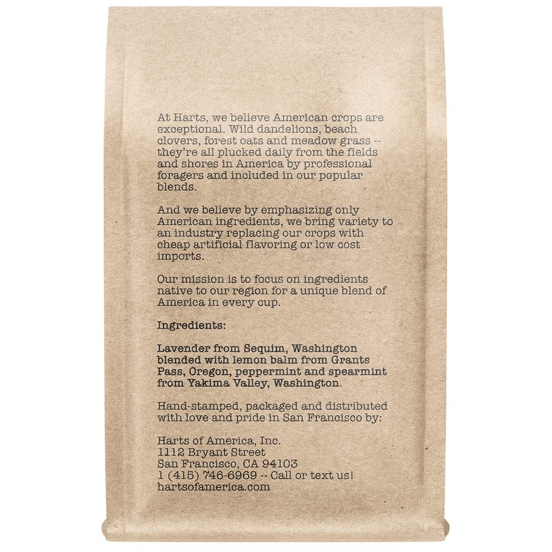 Lemon Lavender Mint, 45-60 Servings, Eco-Conscious Zip Pouch, Caffeine Free,