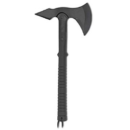 VIKING GEAR Rubber Training Axe, Hard Plastic, Tomahawk Hatchet LARP Axe, Costume Fancy Dress, Axe Weapon Battle Axe, Black